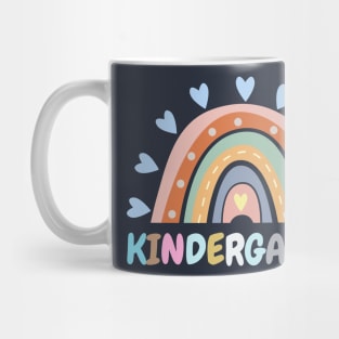 Kindergarten, First day of Kindergarten, First Day Of Preschool, Kindergarten Rainbow Back to School Gift Mug